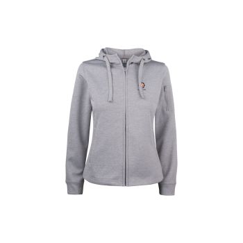 Active hood full zip, woman 